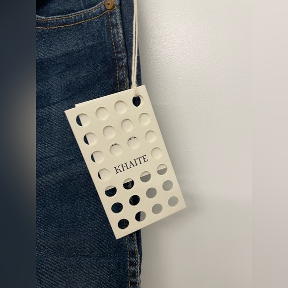 NWT KHAITE Vanessa High Rise Straight Jean - indigo - size 24 - Picture 7 of 10